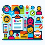 Collecting personal information icon